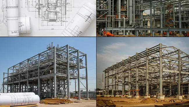 مراحل تنفيذ المشاريع الصناعية في السعودية – تصميم وتنفيذ احترافي مع إسنادكو.