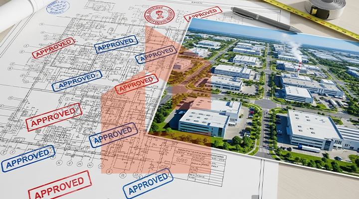 مخططات مصنع معتمدة ومطابقة لاشتراطات هيئة مدن الصناعية 