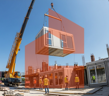 بناء مكاتب جاهزة