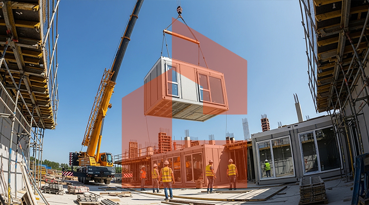 بناء مكاتب جاهزة