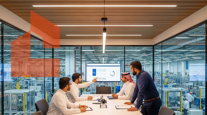 تصميم مكاتب المصانع